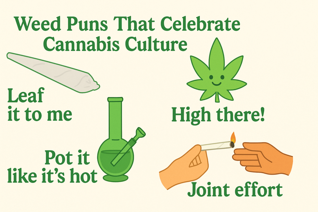 Weed Puns That Celebrate Cannabis Culture