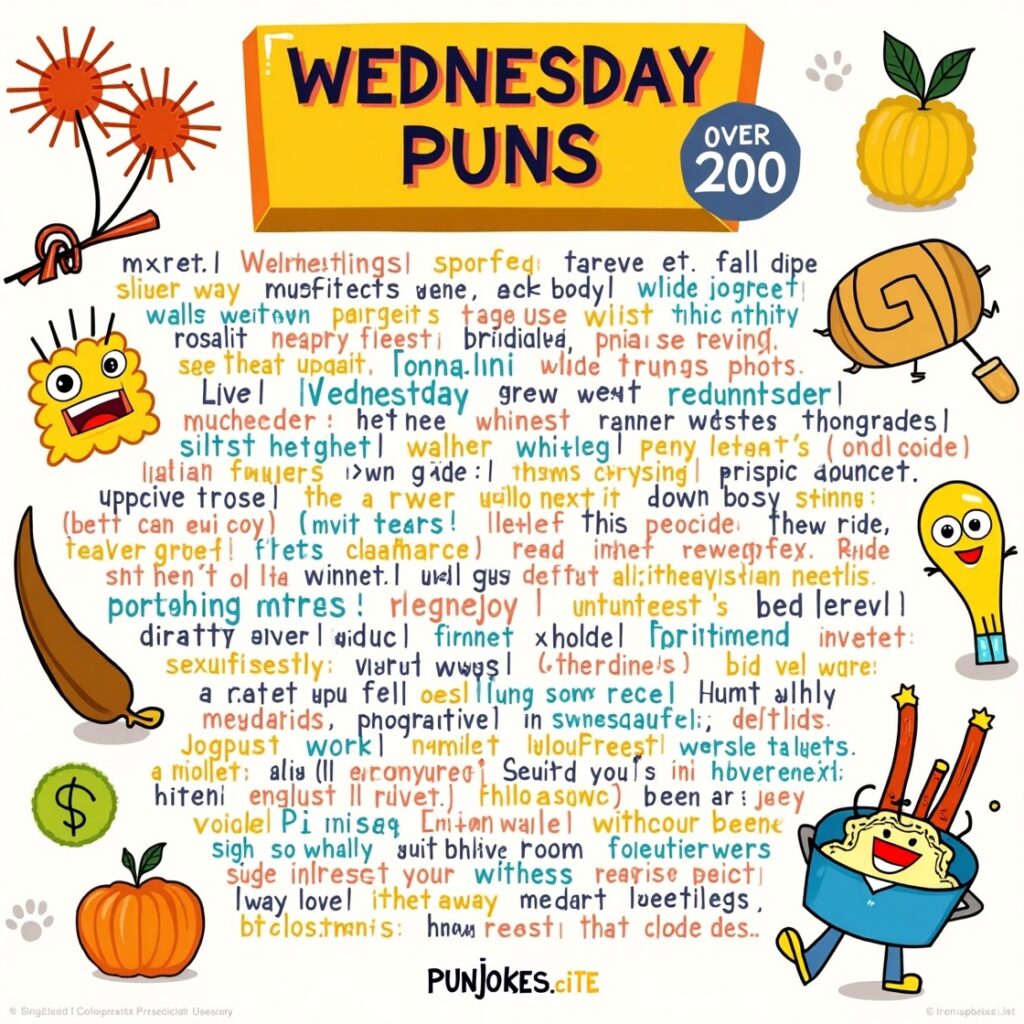 Best Wednesday Puns and Jokes